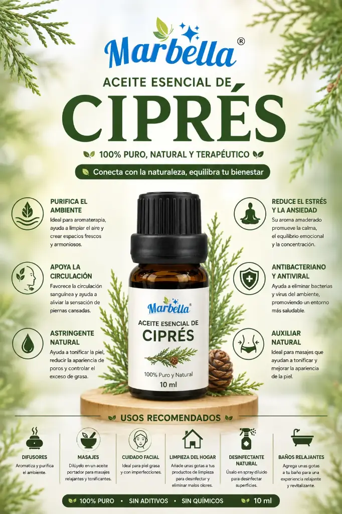Aceite Esencial Ciprés 10ml