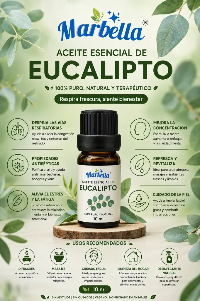 Aceite Esencial Eucalipto 10ml