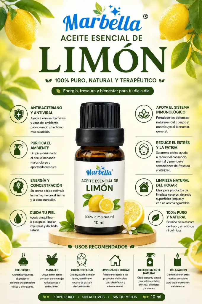 Aceite Esencial Limón 10ml