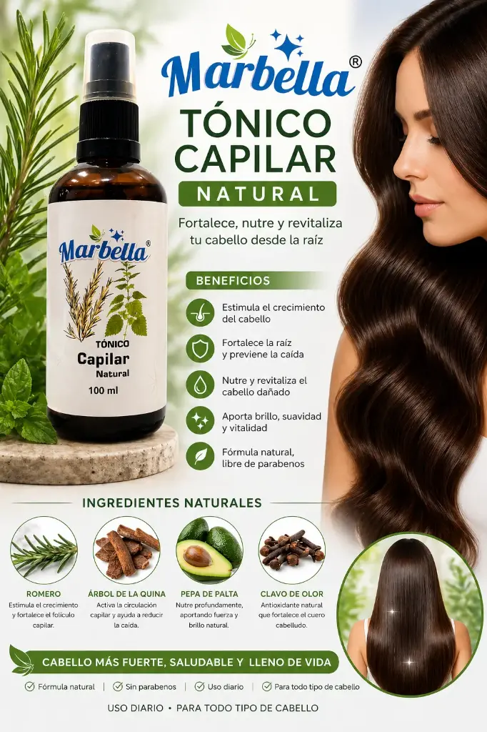 Tónico Capilar Natural 100ml