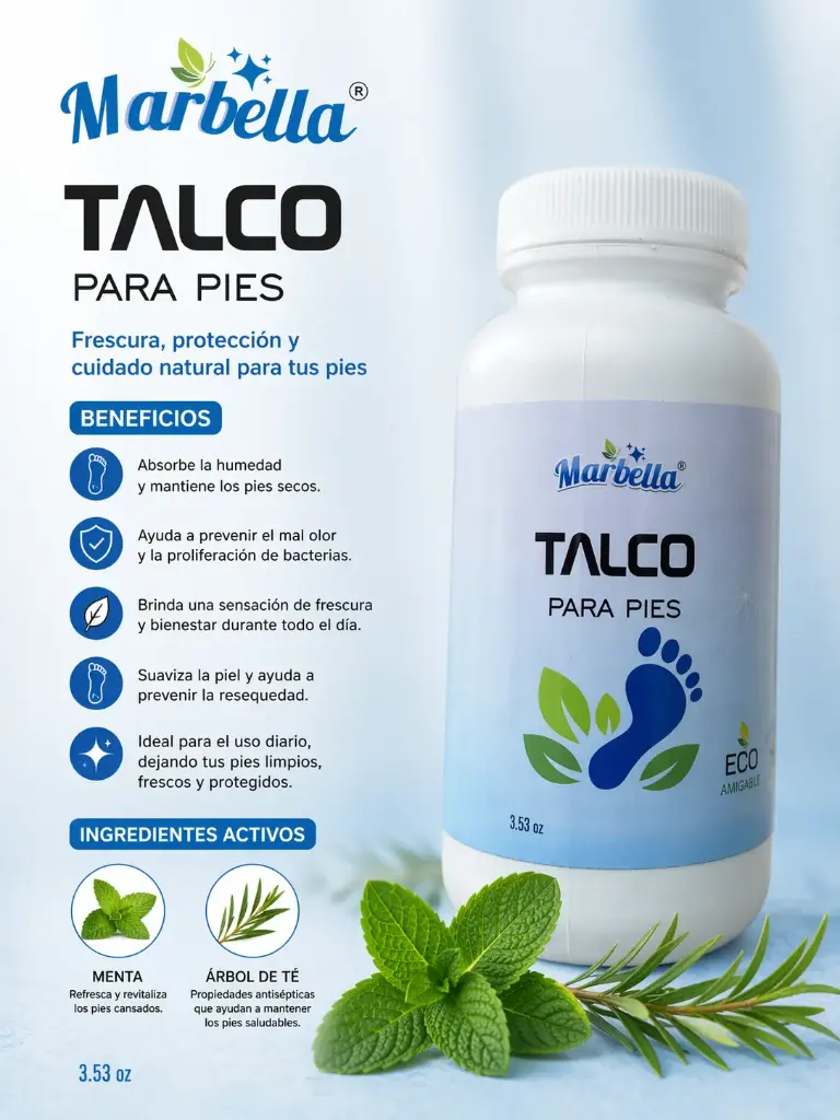 Talco para Pies Hombre 100gr