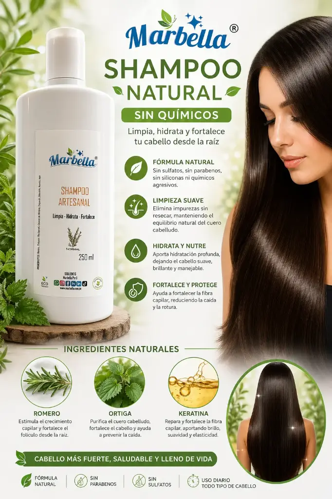 Shampoo Liquido para Cabello 250ml