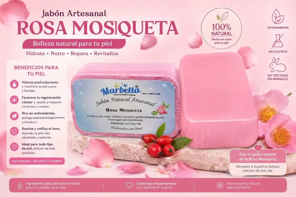 Jabón de Rosa Mosqueta 65gr