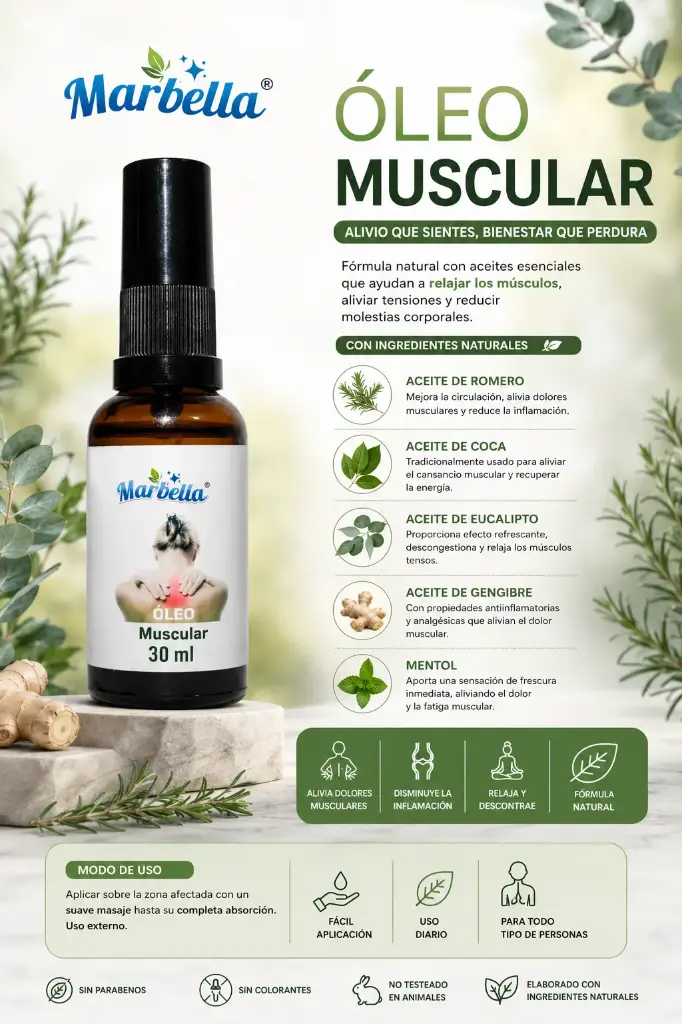 Oleo Muscular 30 ml