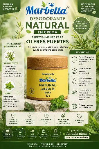 [DESOARBTE30GR] Desodorante Natural Limón 30gr