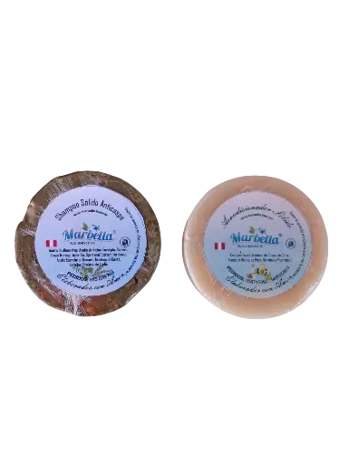[SHAMSOACOS75GR] Shampoo Sólido 80gr + Acondicionador Sólido 75gr
