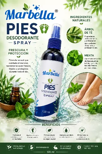 [DESOPIESPARY] Desodorante para Pies Spray
