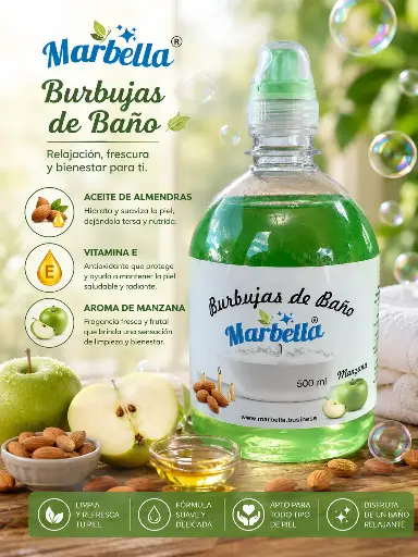 [BURBBAÑO500ML] Burbujas de Baño 500ml