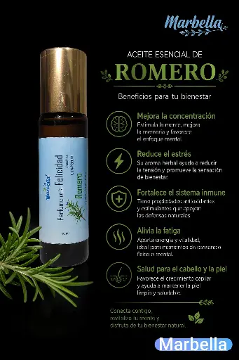 [PERFESEROM10ML] Perfume Natural Romero 10ml Roll On